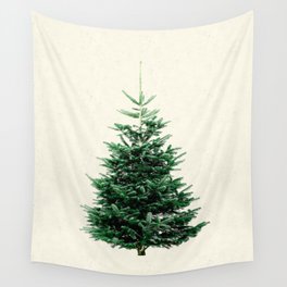 Christmas tree, a stylish alternative to a traditional one. Wall Tapestry