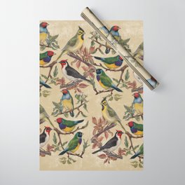 Vintage Birds Wrapping Paper