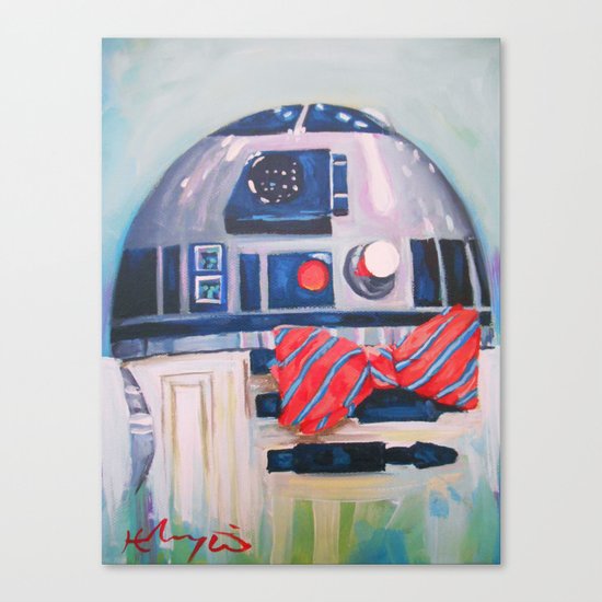 Bow2-Tie2 Canvas Print