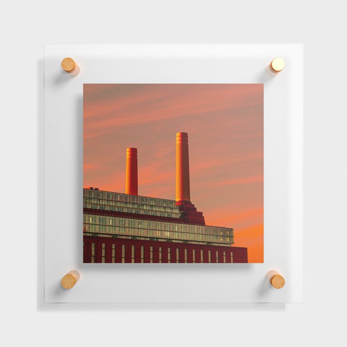 Battersea Power Station Floating Acrylic Print