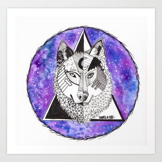 Wolf Art Print