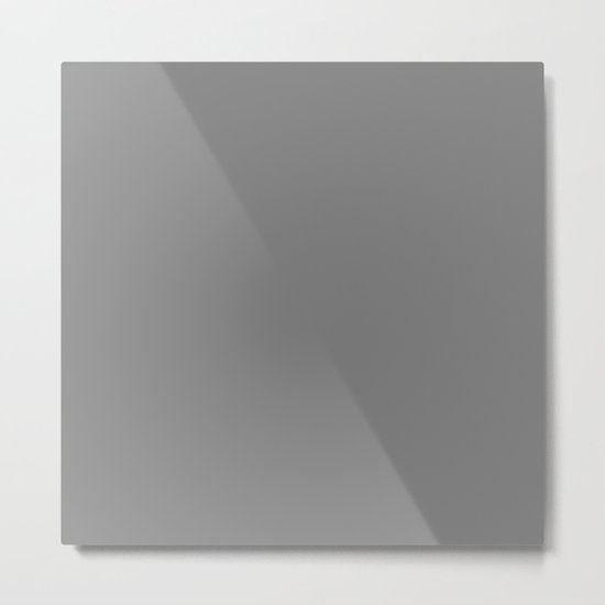 (Gray) Metal Print