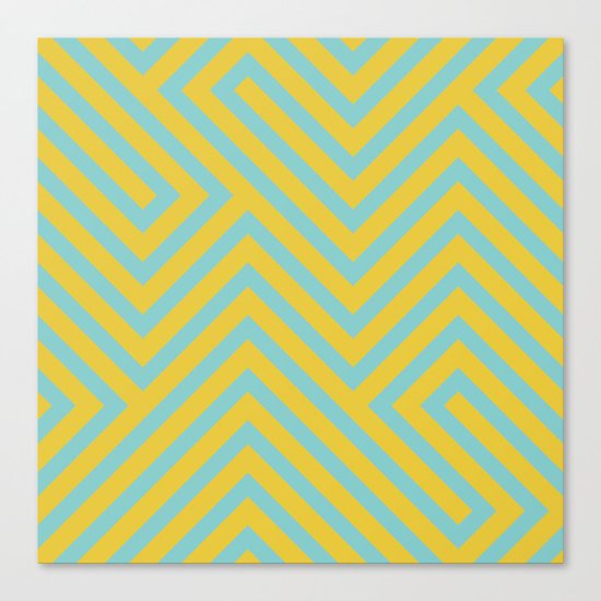 Pastel Labyrinth Canvas Print