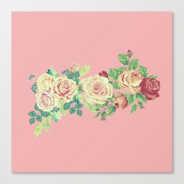 retro-floral  Canvas Print