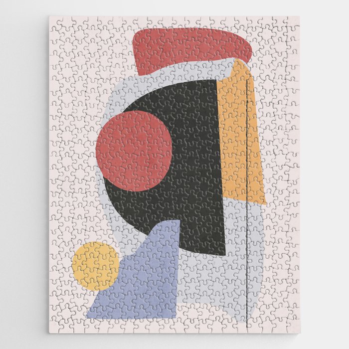Modern Abstract Minimal Shapes 176 Jigsaw Puzzle