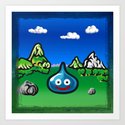 A Slime Draws Near! Art Print by likelikes | Society6