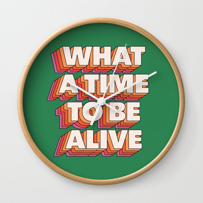 What A Time Wall Clock