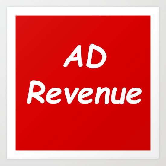 Meme Supreme Ad Revenue Art Print By Blackpawsart Society6