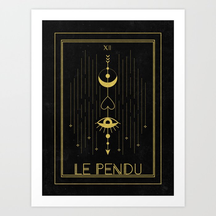 Le Pendu or The Hanged Man Tarot Art Print