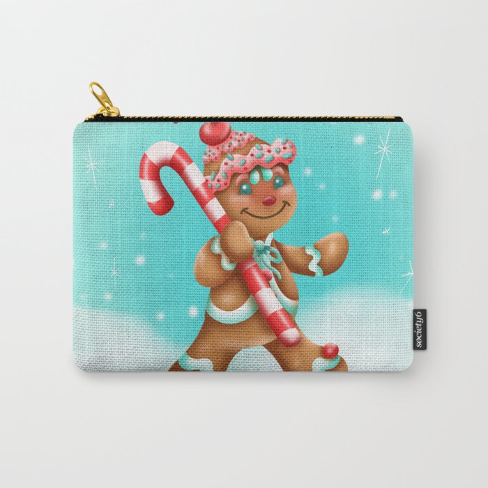 Gingerbread Man Carry-All Pouch
