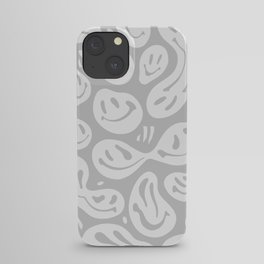 Cool Grey Melted Happiness iPhone Case