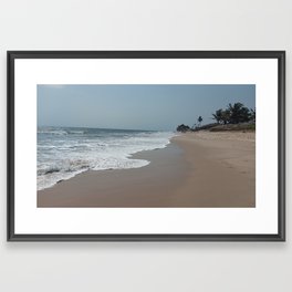Calm Beach Framed Art Print