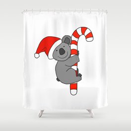 Christmas Koala Shower Curtain