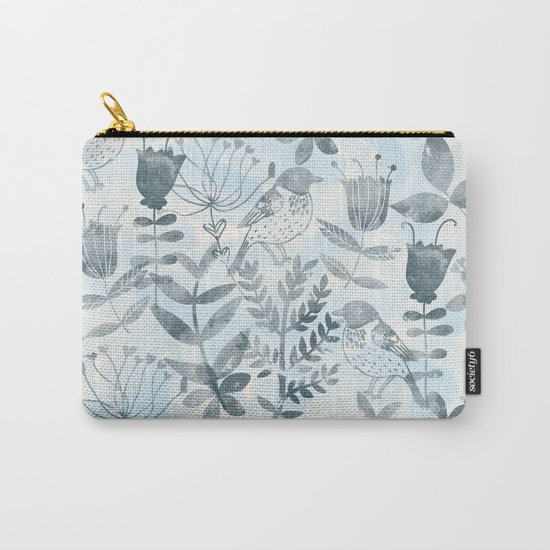 Watercolor Botanical Garden IV Carry-All Pouch