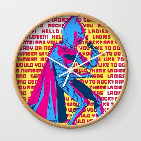 The Dark Knight Rocks (Text Version) Wall Clock