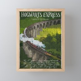 magical train Framed Mini Art Print