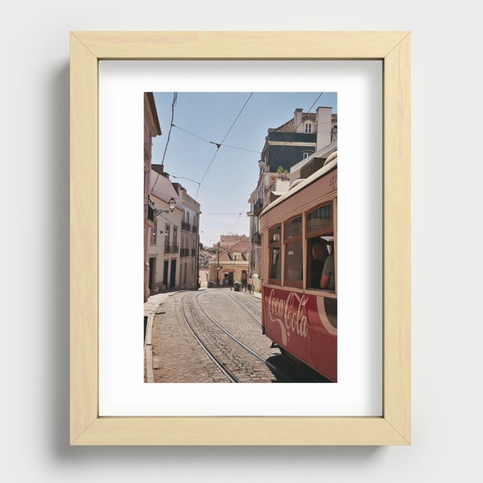 Lisbon Tram Recessed Framed Print