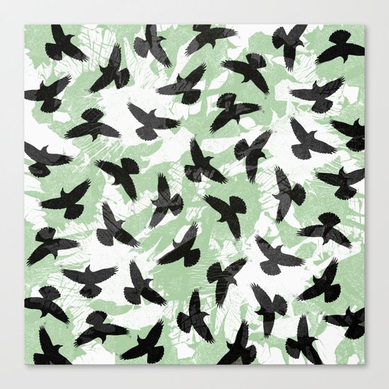 Birds / 1 Canvas Print