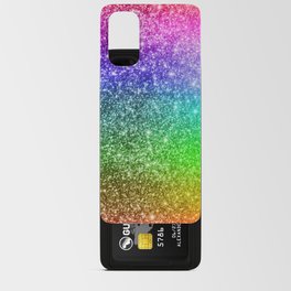 Rainbow Glitter Android Card Case