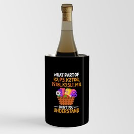 Knitting Funny Knitting Quotes Wine Chiller