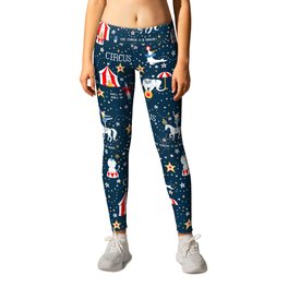 Retro Circus pattern Leggings