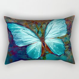 The Blue butterfly Rectangular Pillow