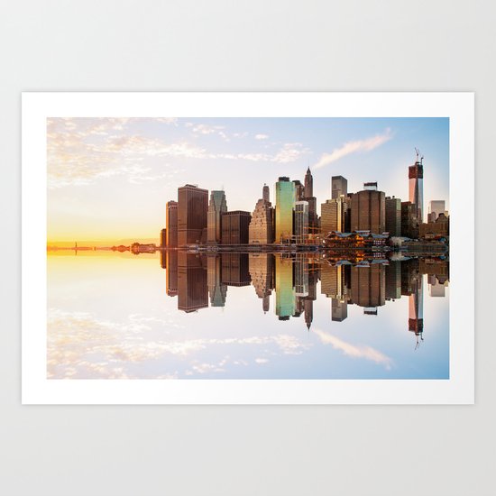 Reflection of Manhattan Art Print