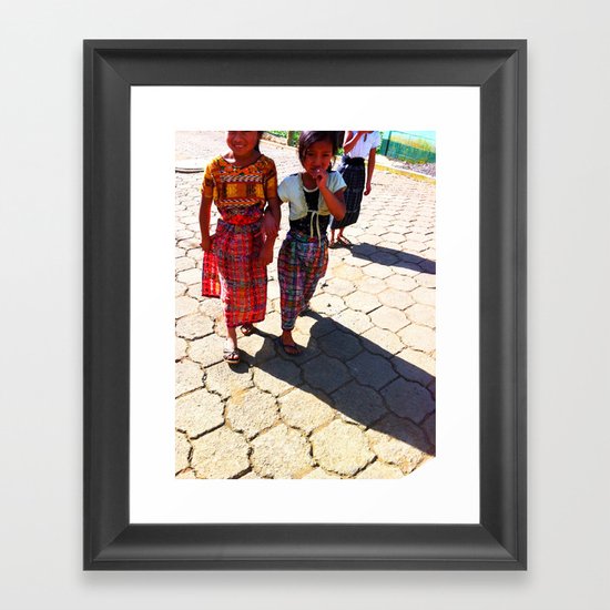 Guatemalan Streets Framed Art Print