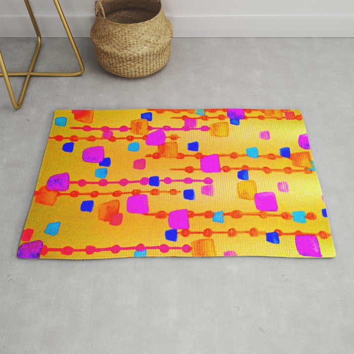 Polka Dot Matrix Bright Bold Cheerful Dotty Geometric Squares
