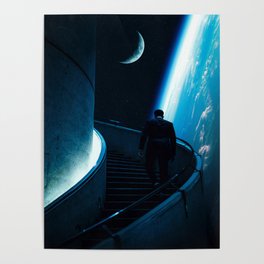 Stairway To Space Poster