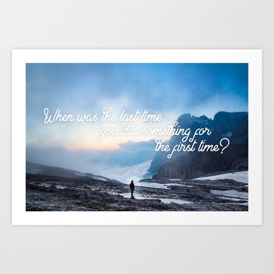 Last Time Art Print