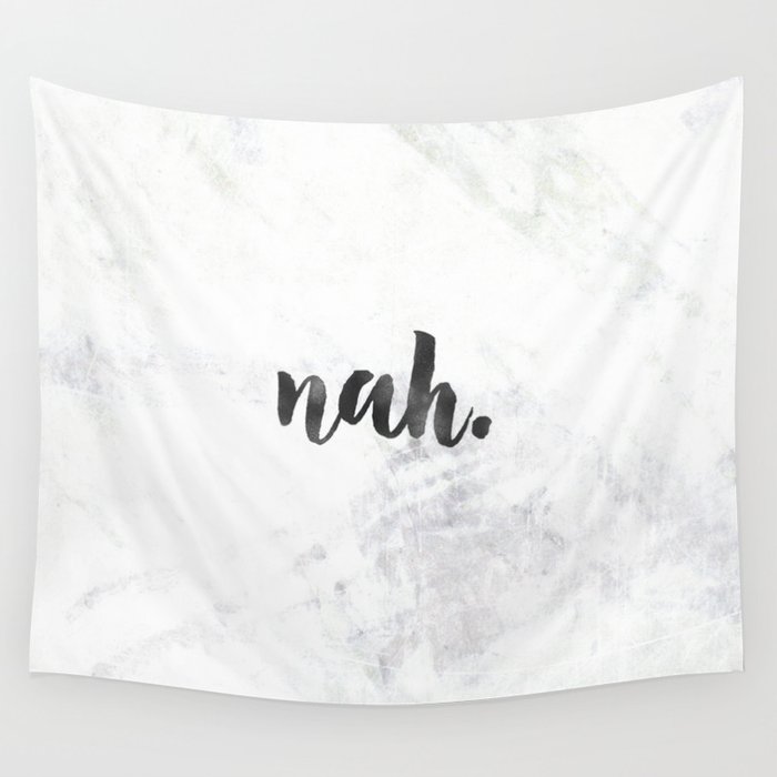 NAH Marble Quote Wall Tapestry
