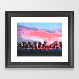 Coachella Sunset Framed Art Print