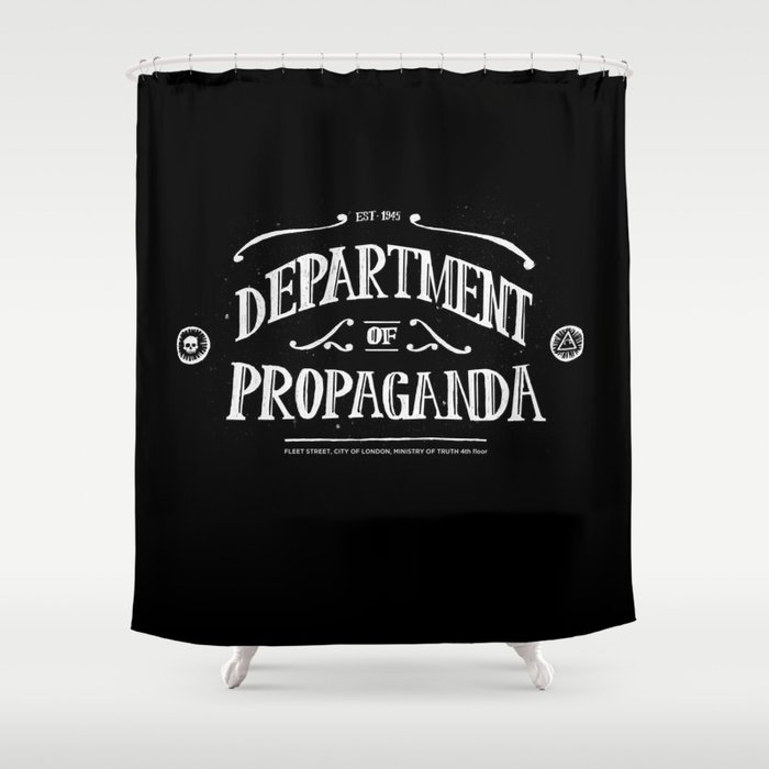 Department of Propaganda Shower Curtain
