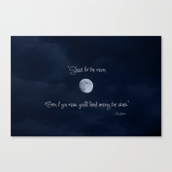 Shoot for the Moon Canvas Print