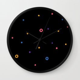 Multicolor dot Wall Clock