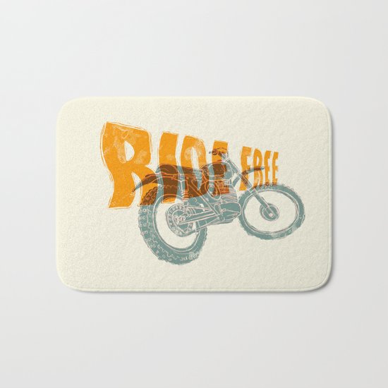 Ride free motocross Bath Mat