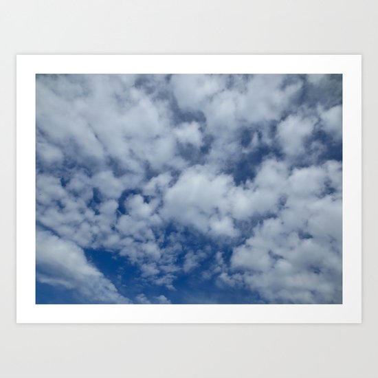 In The Clouds Art Print