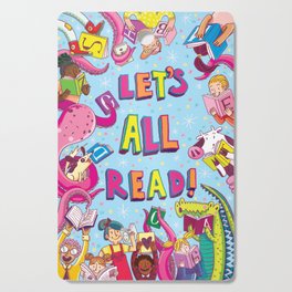 Let's All Read! Cutting Board