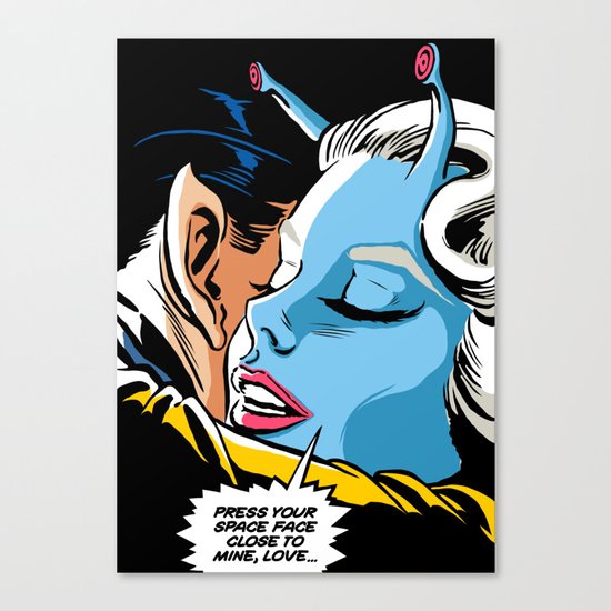 Interracial Love Canvas Print