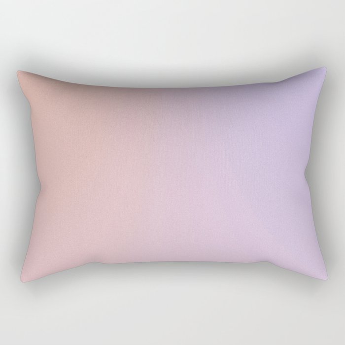 Abstract muted pastel gradient with noise Rectangular Pillow