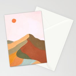 Abstract Landscape I Stationery Card