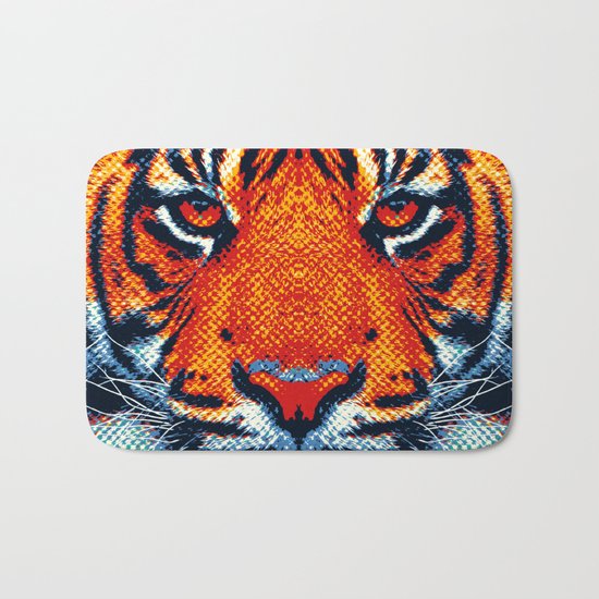 Tiger - Colorful Animals Bath Mat