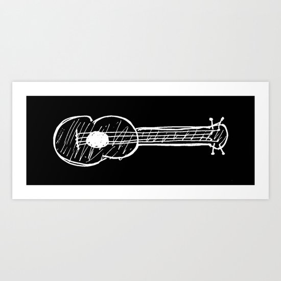 Ukulele Art Print