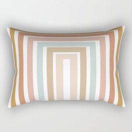 Geometric Rainbow 116 Rectangular Pillow