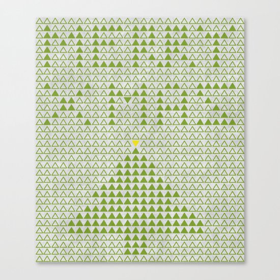 triangular wishes Canvas Print