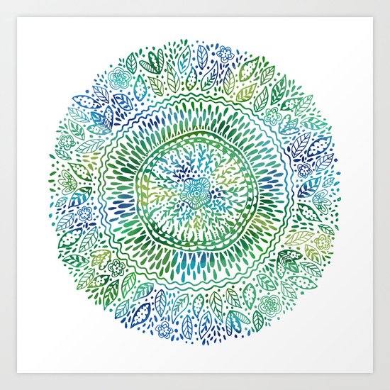 Intricate Nature Art Print