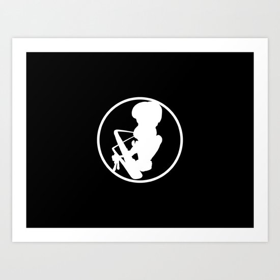 SOULTOOL LOGO WHITE Art Print