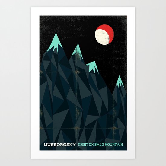 Night on Bald Mountain - Mussorgsky Art Print