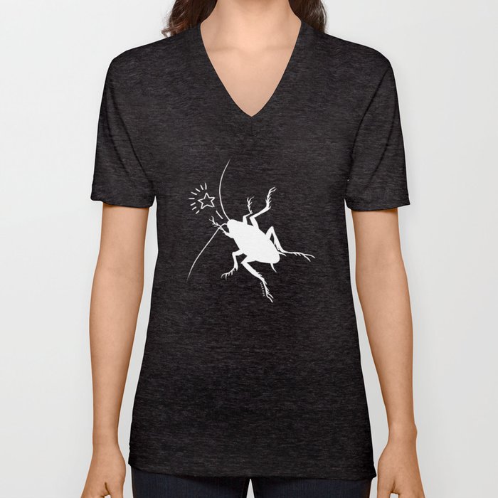 Star Roach-Dark V Neck T Shirt